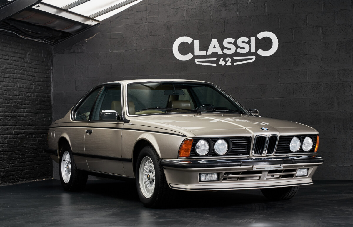 photo of a 1983 BMW 635 CSI for sale by Classic 42 Classic German Car Dealer www.classic42.be