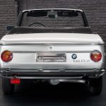 photo of a 1970 grey BMW 1602 convertible for sale by Classic 42 a classic german car dealer based in Brussels www.classic42.be