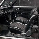 photo of the interior of a 1970 grey BMW 1602 convertible for sale by Classic 42 a classic german car dealer based in Brussels www.classic42.be