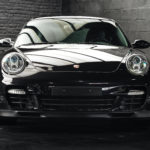 photo of a 2007 black 997 Porsche Turbo sold by Classic 42 the classic porsche specialist belgium