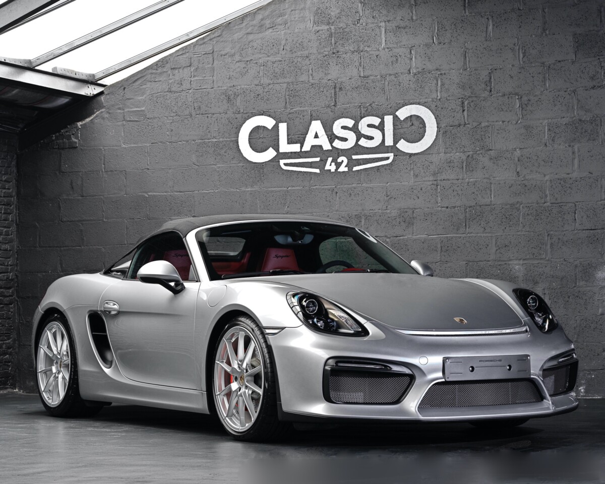 Porsche Boxster 981 Spyder | Occasion Classic 42 Cars Belgique