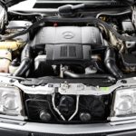 Photo of the engine of a 1983 Mercedes 500 E for sales Classic 42 | Classic Car Specialist