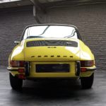 photo d'une Porsche 911 2.4S Targa de 1973 occasion chez Classic 42 le spécialiste Porsche Belgique