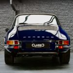 Porsche 2.2T Targa bleu 1970